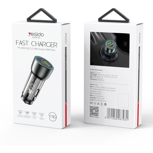 USB CAR CHARGER 30W YESIDO - Други автоаксесоари<<<Авто интериор<<<Авто и вело<<<Praktiker