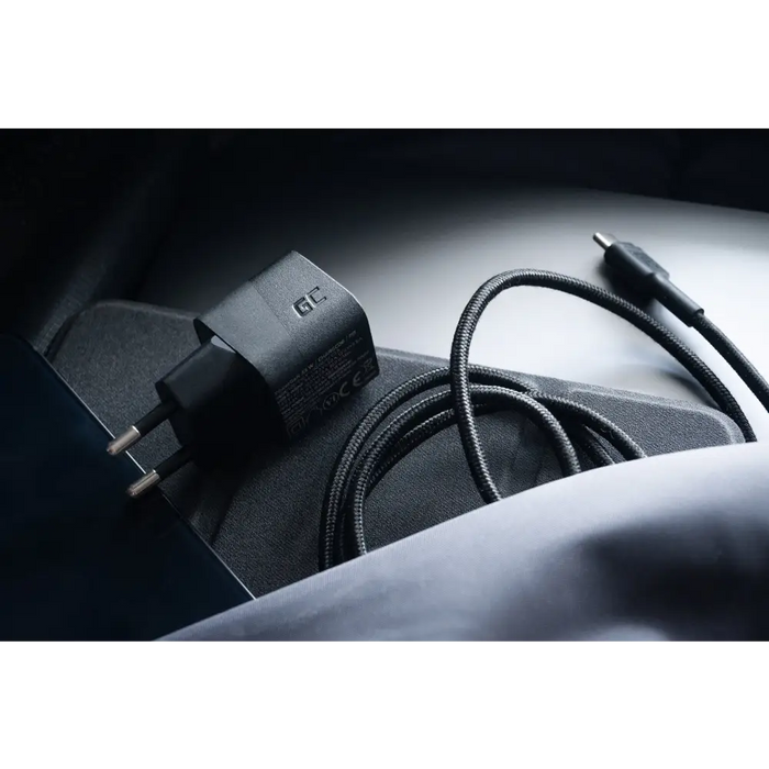 USB Charger Green Cell PowerGaN 33 W PD 3.0 QC 3.0 1x USB-C black - ChargersLAD-SIC<<<Power supplies