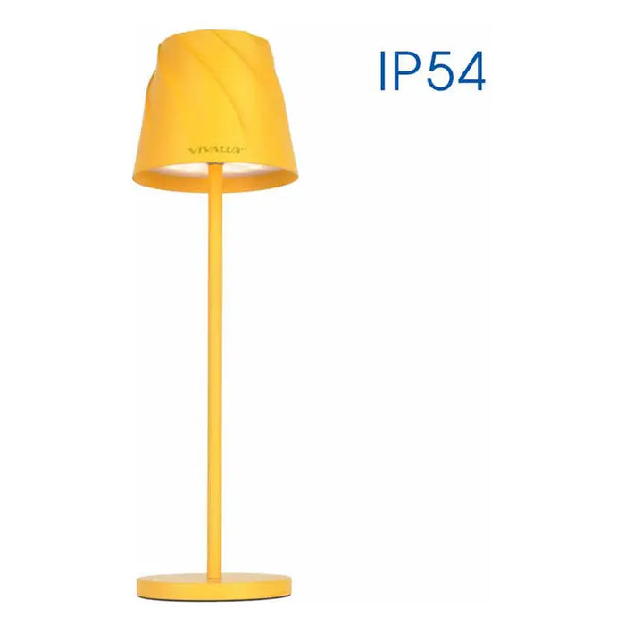 USB DESK LAMP 3W 4000K IP54 DIMMABLE YELLOW VIVALUX ESTELLA - Настолни лампи<<<Вътрешно осветление<<<Мебели и