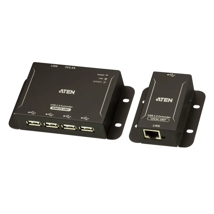USB Extender ATEN UCE3250 4 ports USB 2.0 CAT 5 up to 50m - Адаптери конвертори<<<Кабели<<<ValiAPI