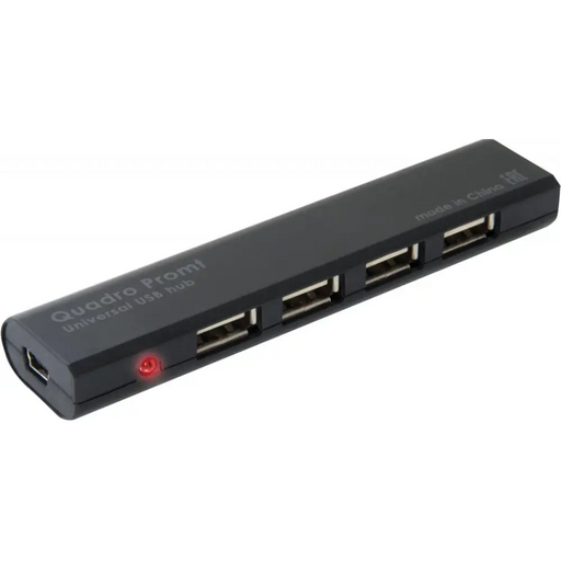 USB HUB 2.0 Defender Universal USB hub Quadro Promt USB 2.0 4 ports - Аксесоари<<<Периферия<<<Компютри и