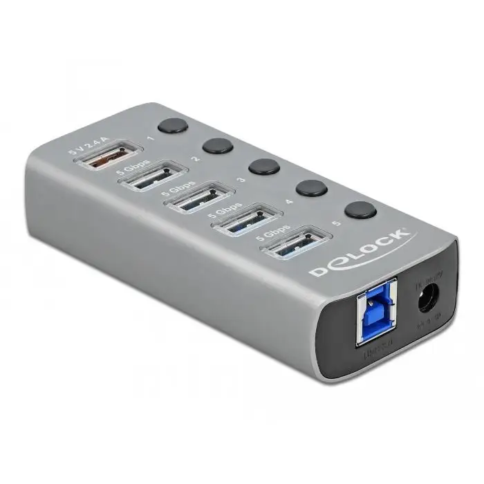 USB Hub 4 ports DELOCK-63262 - USB хъбове<<<Компютърна периферия<<<ValiAPI