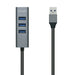 USB Hub Aisens A106-0507 Grey Aluminium (1 Unit) - Компютър Мрежи и компоненти<<<Компютри| Електроника<<<BigBuy&&&HUB