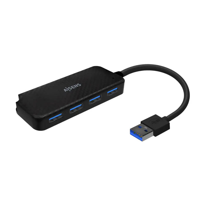USB Hub Aisens A106-0713 Black (1 Unit) - Компютър Мрежи и компоненти<<<Компютри| Електроника<<<BigBuy&&&HUB