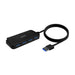 USB Hub Aisens A106-0714 Black (1 Unit) - Компютър Мрежи и компоненти<<<Компютри| Електроника<<<BigBuy&&&HUB