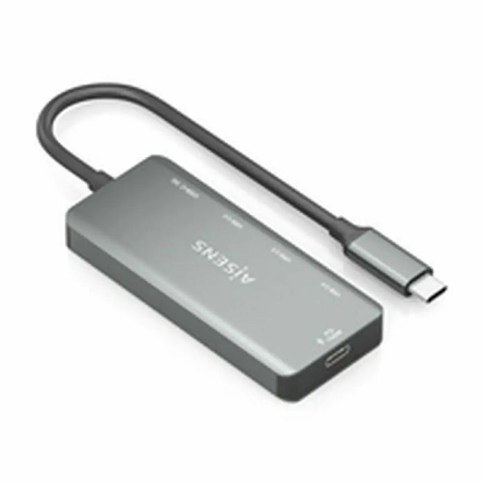 USB Hub Aisens A109-0945 Grey 100 W - Компютър Мрежи и компоненти<<<Компютри| Електроника<<<BigBuy&&&HUB USB<<<Компютър
