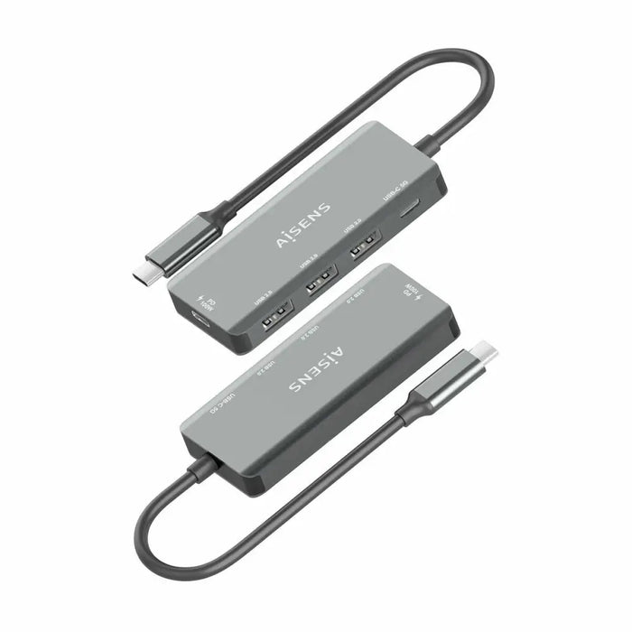USB Hub Aisens A109-0945 Grey 100 W - Компютър Мрежи и компоненти<<<Компютри| Електроника<<<BigBuy&&&HUB USB<<<Компютър