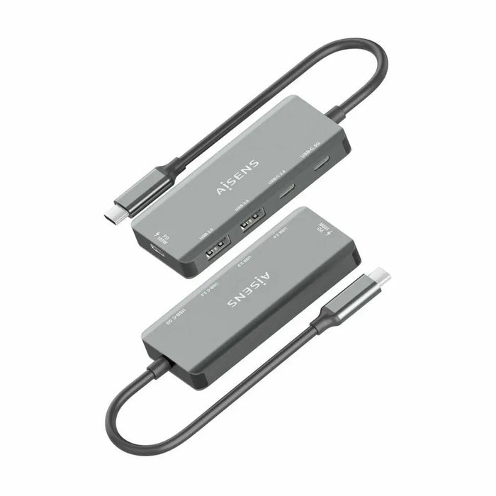 USB Hub Aisens A109-0946 Grey 100 W - Компютър Мрежи и компоненти<<<Компютри| Електроника<<<BigBuy&&&HUB USB<<<Компютър