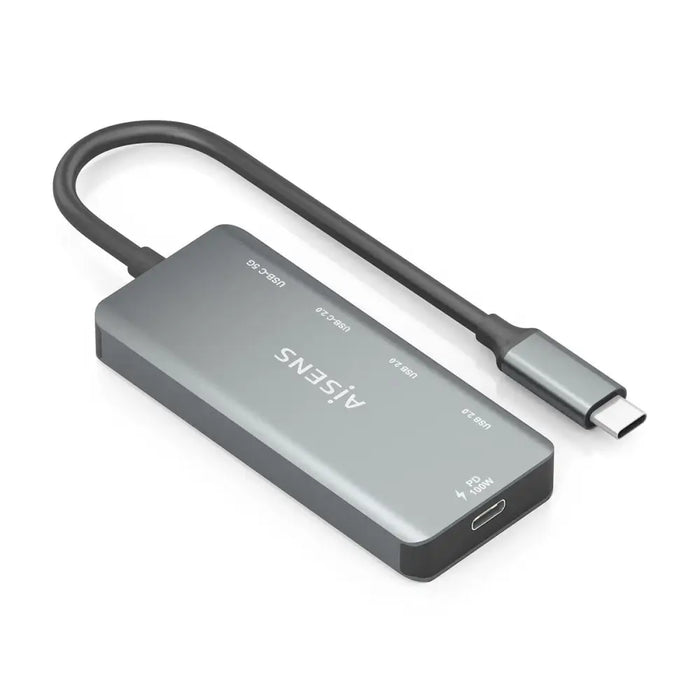 USB Hub Aisens A109-0946 Grey 100 W - Компютър Мрежи и компоненти<<<Компютри| Електроника<<<BigBuy&&&HUB USB<<<Компютър