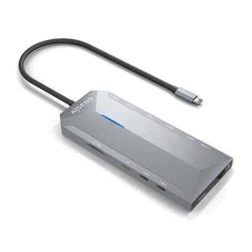 USB Hub Aisens ASUC-12P005-GR Grey 100 W (1 Unit) - Компютър Мрежи и компоненти<<<Компютри| Електроника<<<BigBuy&&&HUB