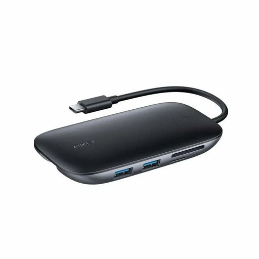 USB Hub Aukey CB-C71 Black 100 W - HUB USB<<<Компютър Мрежи и компоненти<<<Компютри| Електроника<<<BigBuy&&&USB
