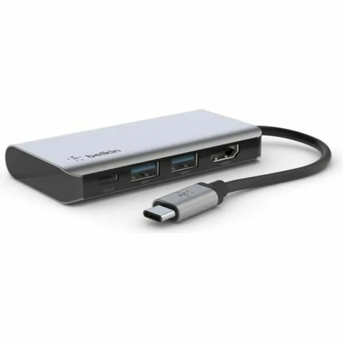 USB Hub Belkin AVC006btSGY Silver 100 W (1 Unit) - Компютър Мрежи и компоненти<<<Компютри| Електроника<<<BigBuy&&&HUB
