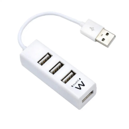 USB Hub Ewent EW1122 White - Компютър Мрежи и компоненти<<<Компютри| Електроника<<<BigBuy&&&HUB USB<<<Компютър Мрежи и
