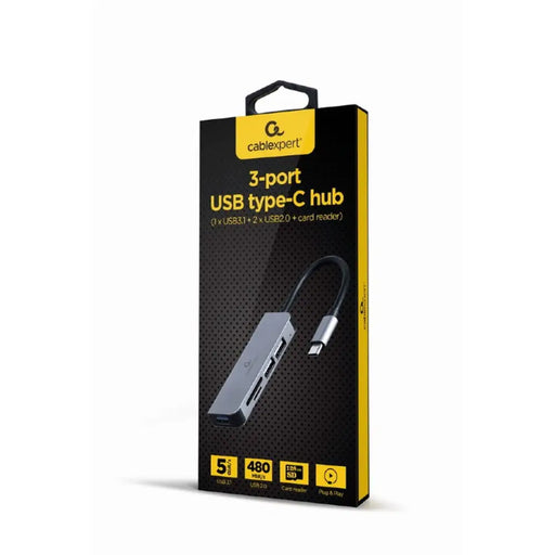 USB Hub GEMBIRD UHB-CM-CRU3P1U2P2-01 - Компютър Мрежи и компоненти<<<Компютри| Електроника<<<BigBuy&&&HUB