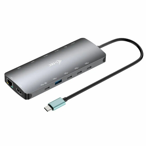 USB Hub i-Tec C31NANOTRIPLEDOCKPD Grey - Компютър Мрежи и компоненти<<<Компютри| Електроника<<<BigBuy&&&HUB