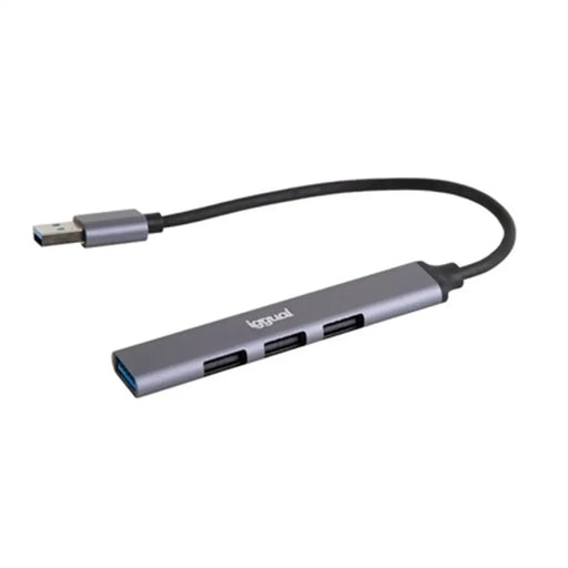 USB Hub iggual IGG318454 - Компютър Мрежи и компоненти<<<Компютри| Електроника<<<BigBuy&&&HUB USB<<<Компютър Мрежи и