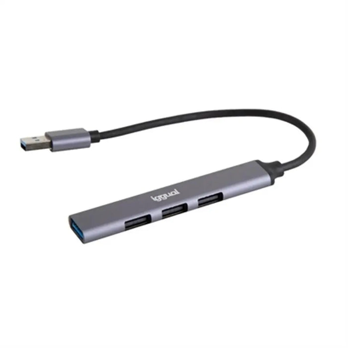 USB Hub iggual IGG318454 - Компютър Мрежи и компоненти<<<Компютри| Електроника<<<BigBuy&&&HUB USB<<<Компютър Мрежи и