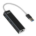 USB Hub iggual IGG319260 Black Grey - Компютър Мрежи и компоненти<<<Компютри| Електроника<<<BigBuy&&&HUB USB<<<Компютър