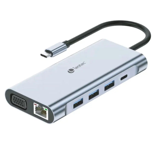 USB Hub LEOTEC LEDS01 Grey 100 W - Компютър Мрежи и компоненти<<<Компютри| Електроника<<<BigBuy&&&HUB USB<<<Компютър