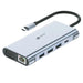 USB Hub LEOTEC LEDS01 Grey 100 W - Компютър Мрежи и компоненти<<<Компютри| Електроника<<<BigBuy&&&HUB USB<<<Компютър