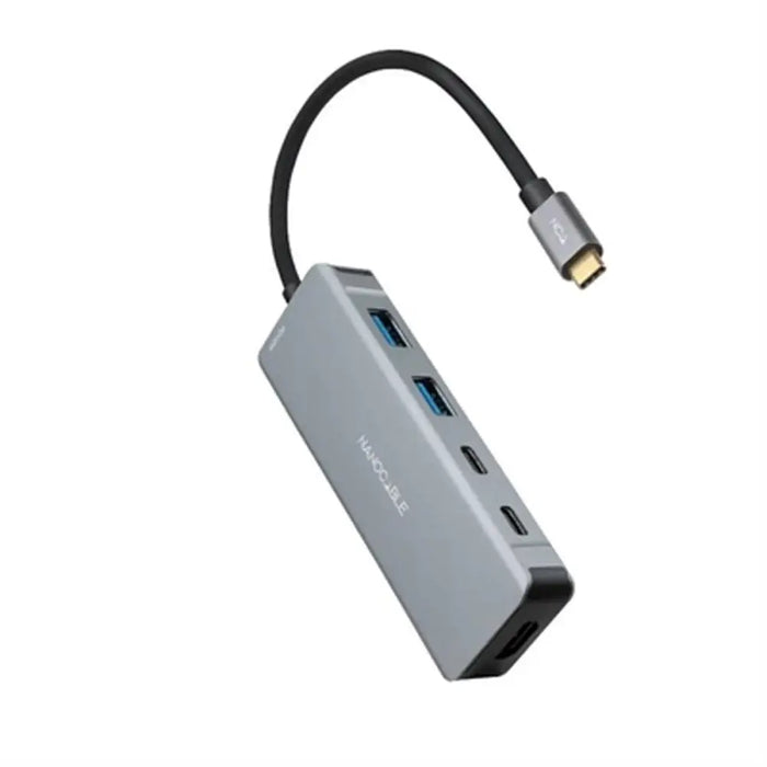 USB Hub NANOCABLE 10.16.1006 Grey - Компютър Мрежи и компоненти<<<Компютри| Електроника<<<BigBuy&&&HUB USB<<<Компютър