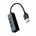 USB Hub NANOCABLE 10.16.4404 Black (1 Unit) - Компютър Мрежи и компоненти<<<Компютри| Електроника<<<BigBuy&&&HUB