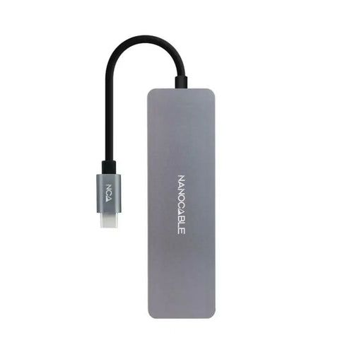USB Hub NANOCABLE 10.16.4409 Grey (1 Unit) - Компютър Мрежи и компоненти<<<Компютри| Електроника<<<BigBuy&&&HUB
