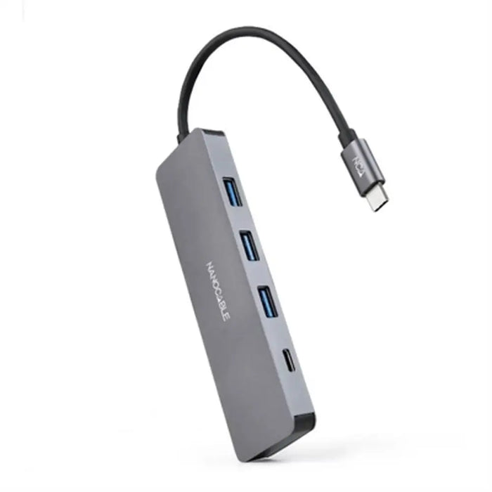 USB Hub NANOCABLE 10.16.4409 Grey (1 Unit) - Компютър Мрежи и компоненти<<<Компютри| Електроника<<<BigBuy&&&HUB