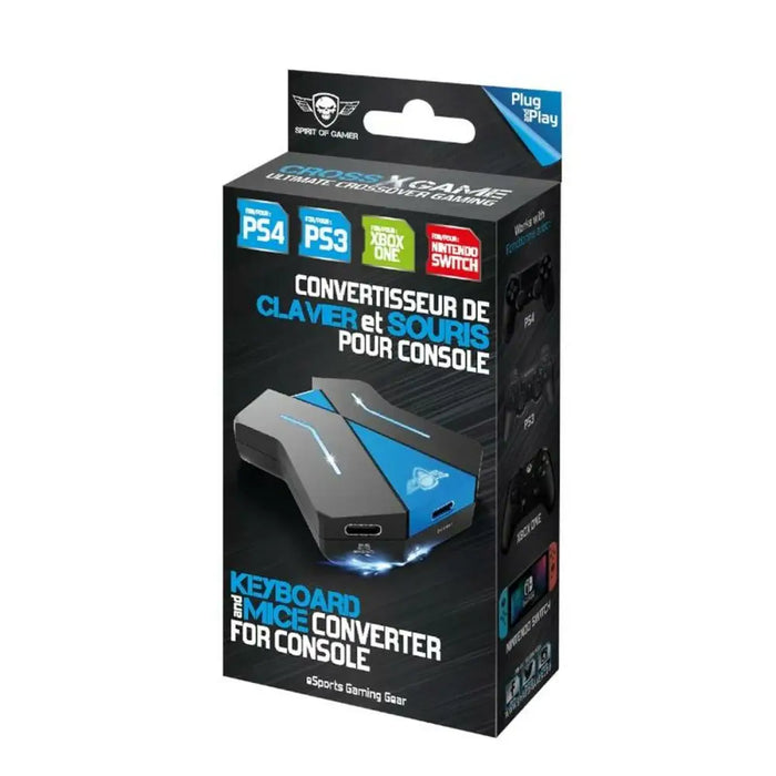 USB Hub Spirit of Gamer Crossgame Blue - Компютър Мрежи и компоненти<<<Компютри| Електроника<<<BigBuy&&&HUB