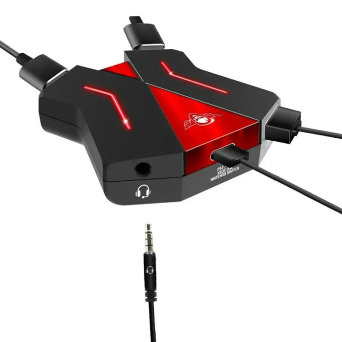 USB Hub Spirit of Gamer Crossgame2 Blue - Компютър Мрежи и компоненти<<<Компютри| Електроника<<<BigBuy&&&HUB