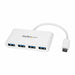 USB Hub Startech HB30C4ABW - Компютър Мрежи и компоненти<<<Компютри| Електроника<<<BigBuy&&&HUB USB<<<Компютър Мрежи и