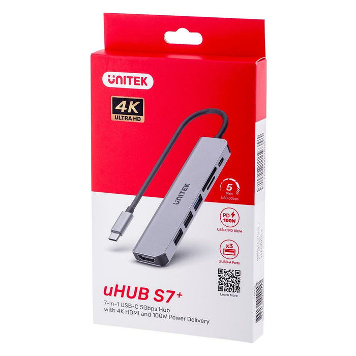USB Hub Unitek H1118A 100 W - HUB USB<<<Компютър Мрежи и компоненти<<<Компютри| Електроника<<<BigBuy&&&USB