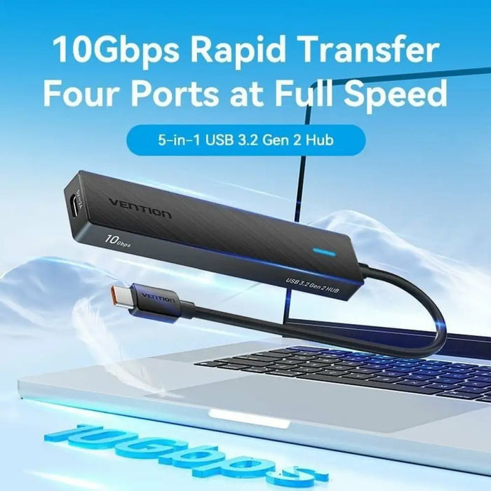 USB Hub Vention CHYBB - Компютър Мрежи и компоненти<<<Компютри| Електроника<<<BigBuy&&&HUB USB<<<Компютър Мрежи и