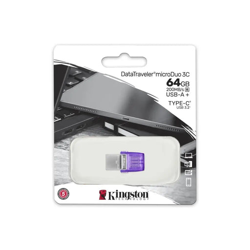 USB memory KINGSTON DataTraveler microDuo 3C 64GB - Памети USB<<<Памети<<<Компоненти<<<ALSO&&&USB памети<<<Компютърна