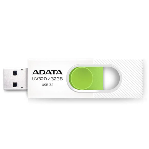 USB stick Adata UV320 32 GB White/Green - USB флаш устройства<<<Компютър Мрежи и компоненти<<<Компютри|