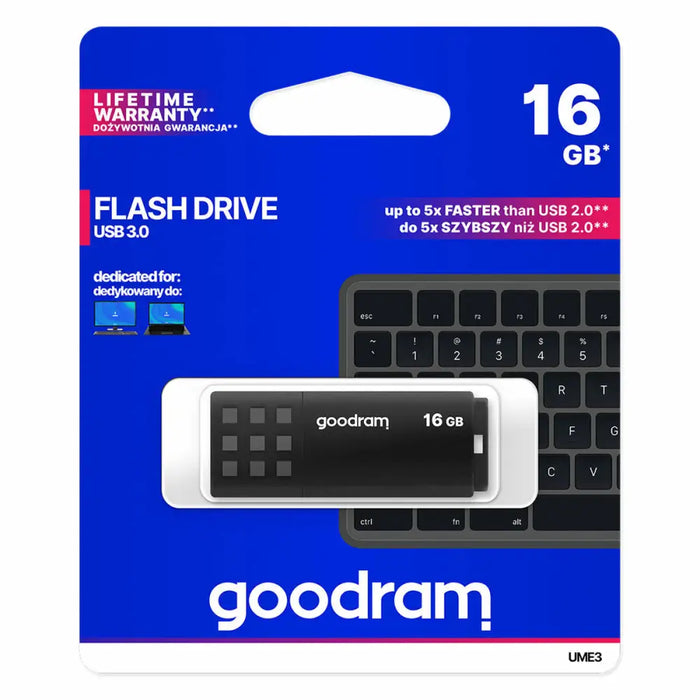USB stick GoodRam UME3 Black 16 GB (1 Unit) - USB флаш устройства<<<Компютър Мрежи и компоненти<<<Компютри|