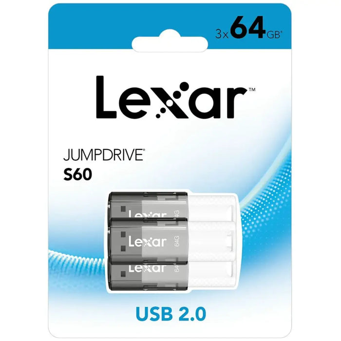 USB stick Lexar LJDS060064G-B3NNG Grey 64 GB - Компютър Мрежи и компоненти<<<Компютри| Електроника<<<BigBuy&&&USB флаш