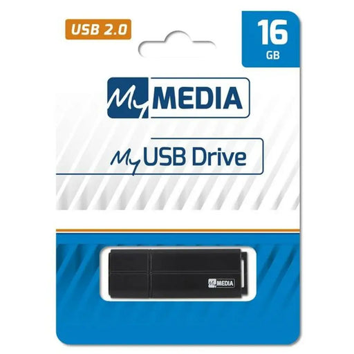 USB stick MyMedia Black 16 GB - Компютър Мрежи и компоненти<<<Компютри| Електроника<<<BigBuy&&&USB флаш