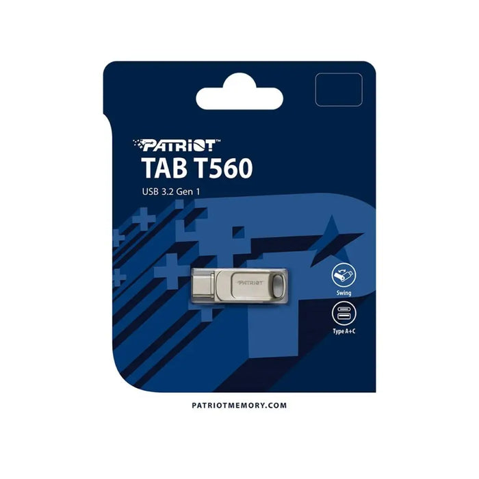 USB stick Patriot Memory PS64GT560DS5D Silver 64 GB - USB флаш устройства<<<Компютър Мрежи и компоненти<<<Компютри|