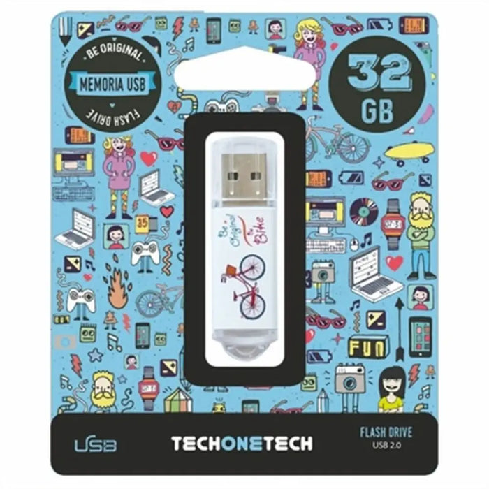 USB stick Tech One Tech TEC4005-32 32 GB - Компютър Мрежи и компоненти<<<Компютри| Електроника<<<BigBuy&&&USB флаш