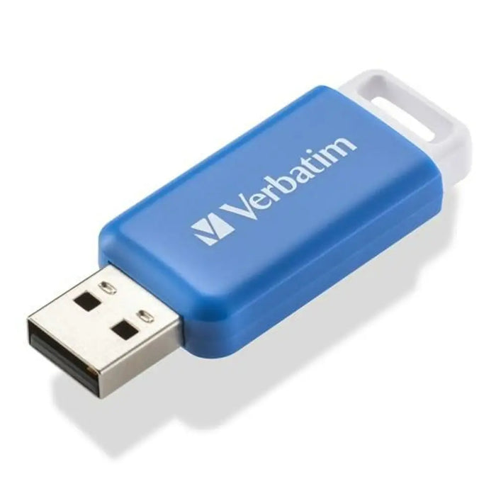USB stick Verbatim V DataBar Blue Black 64 GB - Компютър Мрежи и компоненти<<<Компютри| Електроника<<<BigBuy&&&USB флаш