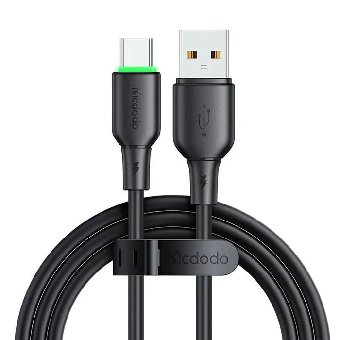 USB to USB-C Cable Mcdodo CA-4751 with LED light 1.2m (black) - USB to USB-C<<<USB cables<<<GSM Accessories<<<InnproXML