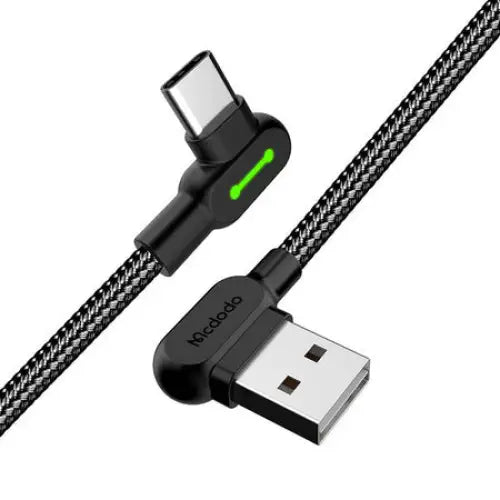 USB to USB-C cable Mcdodo CA-5280 LED 1.8m (black) - USB to USB-C<<<USB cables<<<GSM Accessories<<<InnproXML