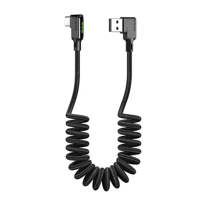 USB to USB-C cable Mcdodo CA-7310 angled 1.8m (black) - USB to USB-C<<<USB cables<<<GSM Accessories<<<InnproXML