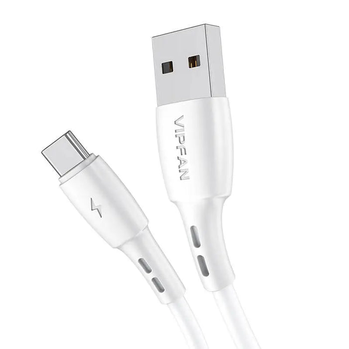 USB to USB-C cable VFAN Racing X05 3A 2m (white) - USB to USB-C<<<USB cables<<<GSM Accessories<<<InnproXML