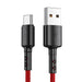 USB to USB-C cable VFAN X02 3A 1.8m (red) - USB to USB-C<<<USB cables<<<GSM Accessories<<<InnproXML