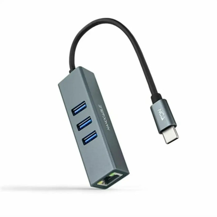 USB to Ethernet Adapter NANOCABLE 10.03.0408 - Компютър Кабели и адаптери<<<Компютри|