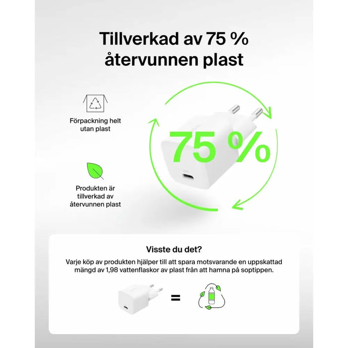 USB to Lightning Cable Belkin WCA012KQWH White - Компютър Мрежи и компоненти<<<Компютри| Електроника<<<BigBuy&&&Батерии