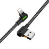 USB to Lightning cable Mcdodo CA-4673 angled 1.8m (black) - USB to Lightning<<<USB cables<<<GSM Accessories<<<InnproXML