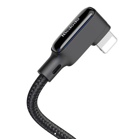 USB to Lightning cable Mcdodo CA-7300 angled 1.8m (black) - USB to Lightning<<<USB cables<<<GSM Accessories<<<InnproXML